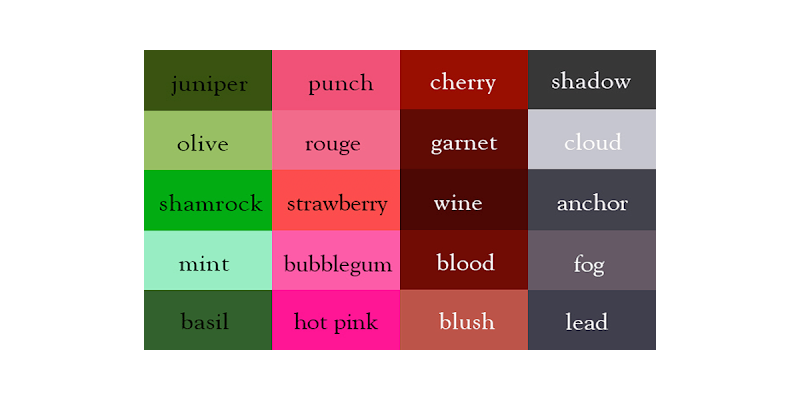 50 shades of English, або Як говорити про кольори англійською - 5