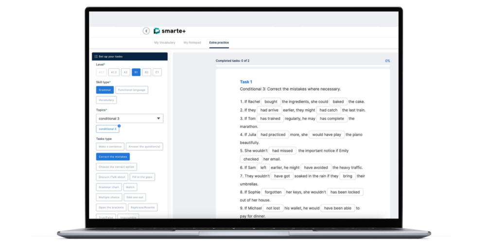 Extra Practice на платформі Smarte+ (картинка)
